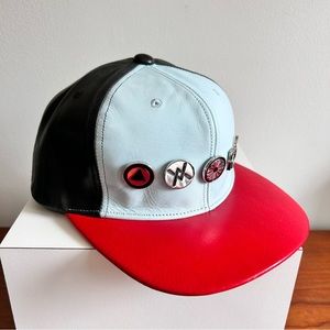 AMBUSH Nomad Collection Leather Cap w/Stylized Medallions